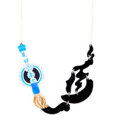 Chinese Ink and Brush Necklace