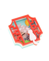 Chinese-garden-window-view-brooch-Nǐ-hǎo-collection-la-vidriola-detail-3D