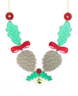 Christmas-pine-cone-decoration-statement-necklace-la-vidriola-christmas-detail