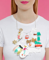 Christmas-village-statement-necklace-light-la-vidriola-plastic-jewellery-christmas-2018-detail