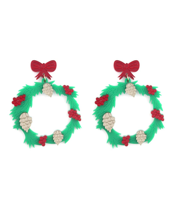 Christmas-wreath-earrings-la-vidriola-christmas-detail