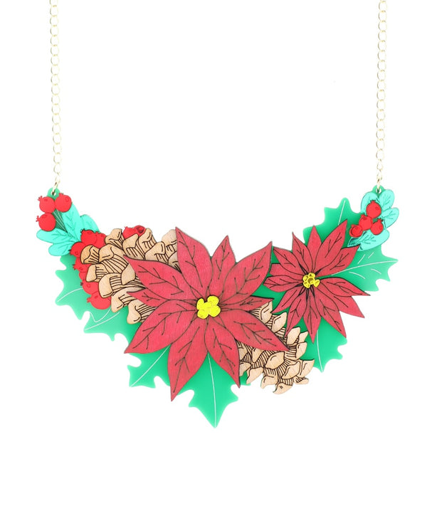 Christmas-wreath-necklace-Christmas-2020-la-vidriola-detail