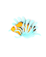 Clown-fish-brooch-la-vidriola-plastic-jewellery-wild-under-the-sea-detail