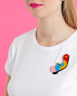 Clown's-shoe-brooch-la-vidriola-plastic-jewellery-circus-where-the-magic-happens-product
