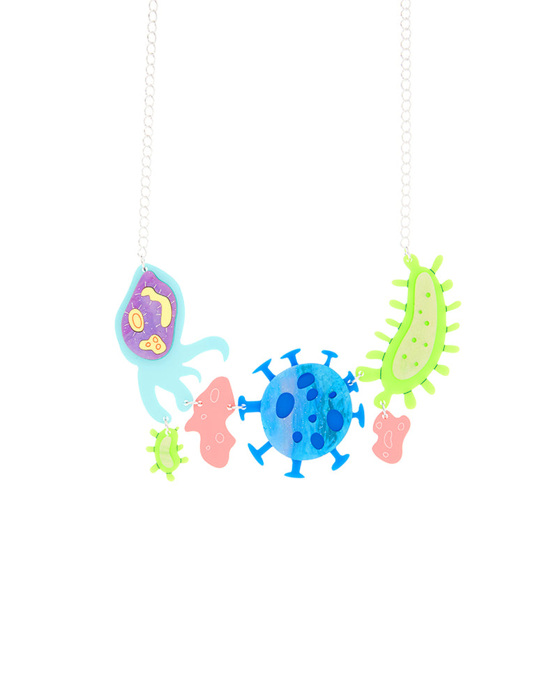 Colourful Bacteria Necklace