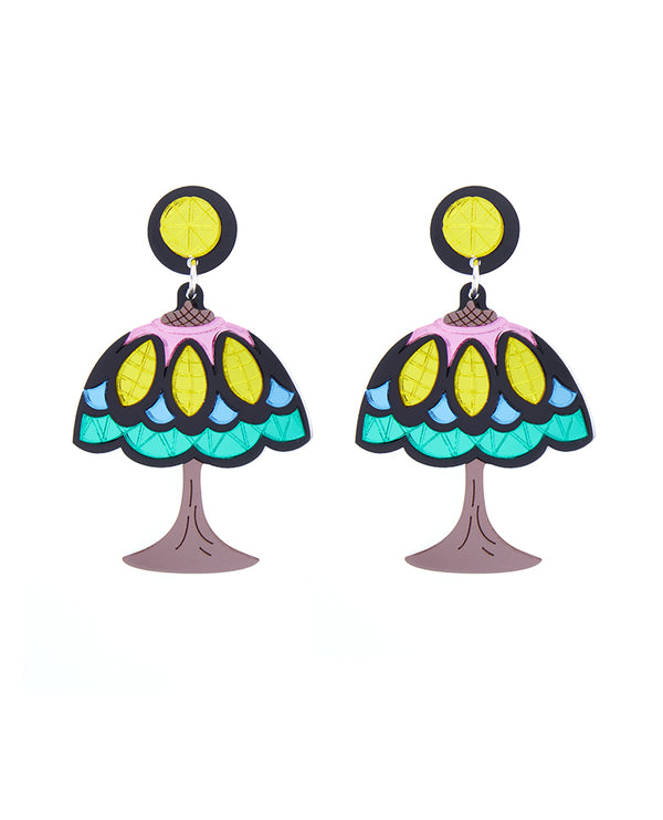 Colourful Cosy Lamp Earrings