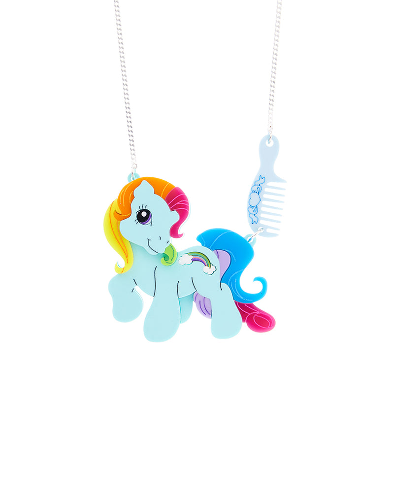 Combing Rainbow Dash My Little Pony Necklace