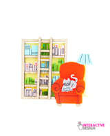 Cosy Reading Corner Brooch -Interactive-