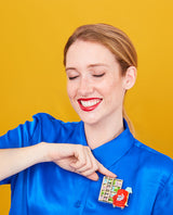 Cosy Reading Corner Brooch -Interactive-