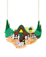 Cottage in the Woods Statement Necklace