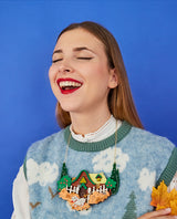 Cottage in the Woods Statement Necklace