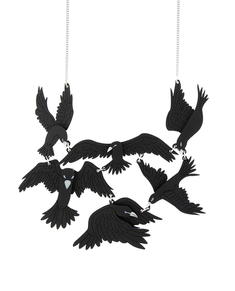 Crows Attack Necklace