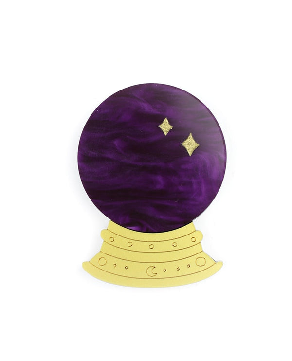 Crystal-ball-brooch-la-vidriola-plastic-jewellery-cosmica-detail