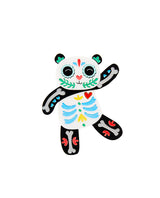 Panda Día de los Muertos Brooch