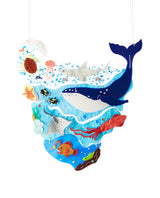 Deep Blue Ocean Wonders Statement Necklace