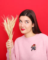Don’t Be Naughty, The Krampus Will Get You Brooch
