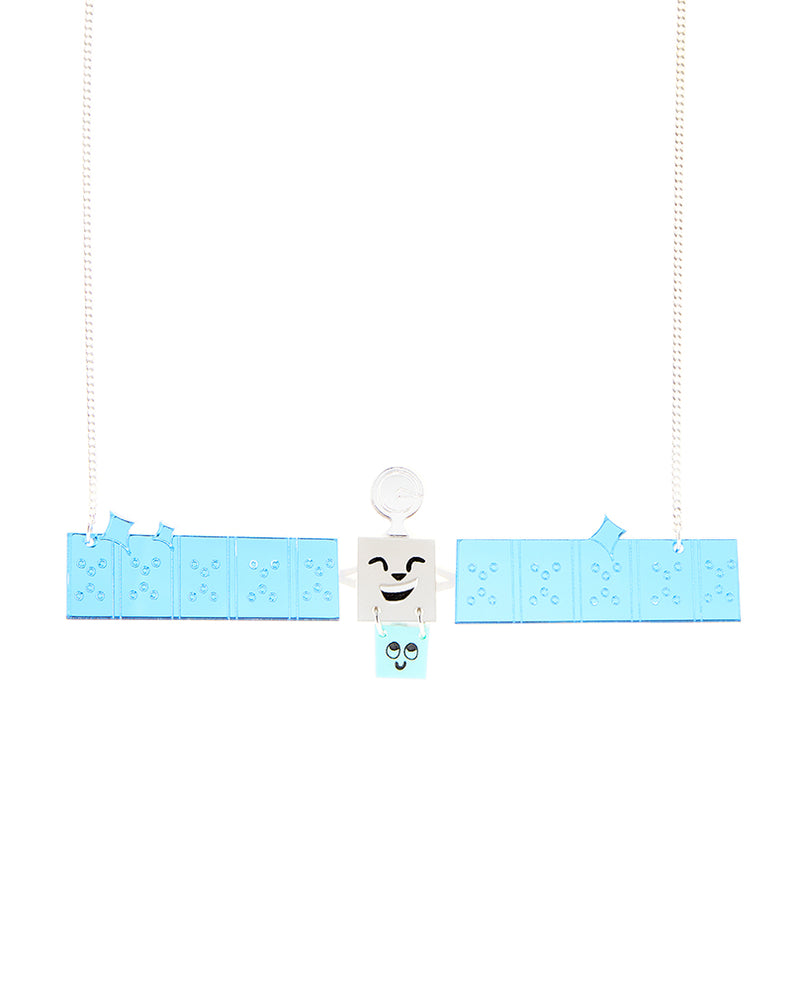 Comet Chaser and Lander Necklace