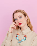 Elegant Peacock Necklace