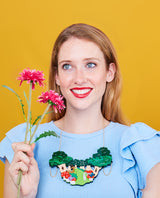 Enchanted Forest paths Statement Necklace