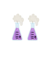 Experimenting in the Conical Flask Earrings