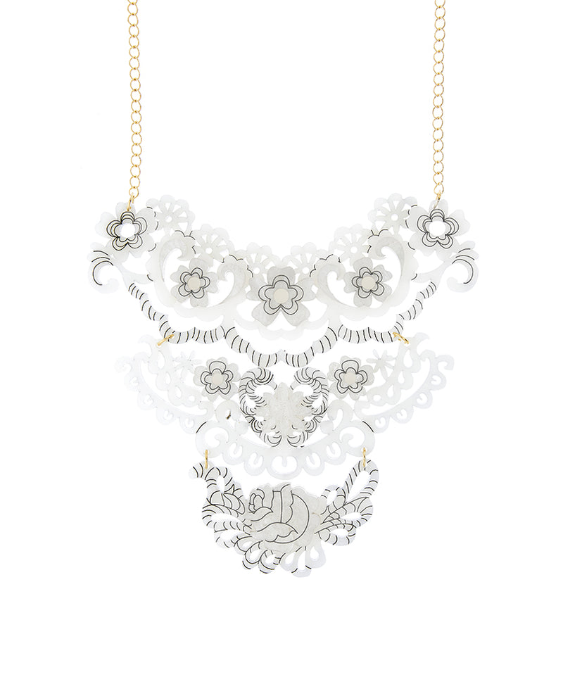 Fancy Lace statement Necklace