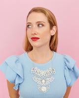 Fancy Lace statement Necklace