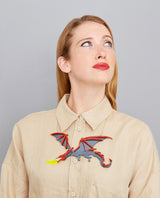 Fire Breathing Dragon Necklace