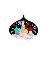 Firework Show at Saint Basil’s Cathedral Brooch