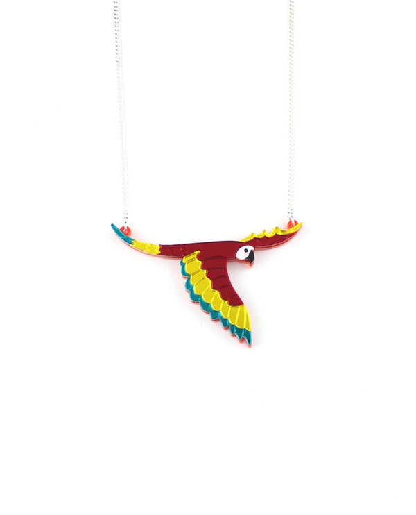Flying_parrot_necklace_la_vidriola_detail
