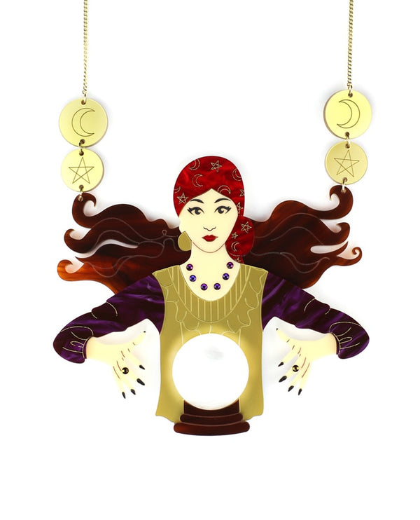 Fortune-teller-light-necklace-la-vidriola-plastic-jewellery-circus-where-the-magic-happens-detail