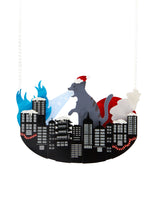 Frozen Catzilla Snow Attack! Necklace
