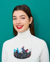 Frozen Catzilla Snow Attack! Necklace
