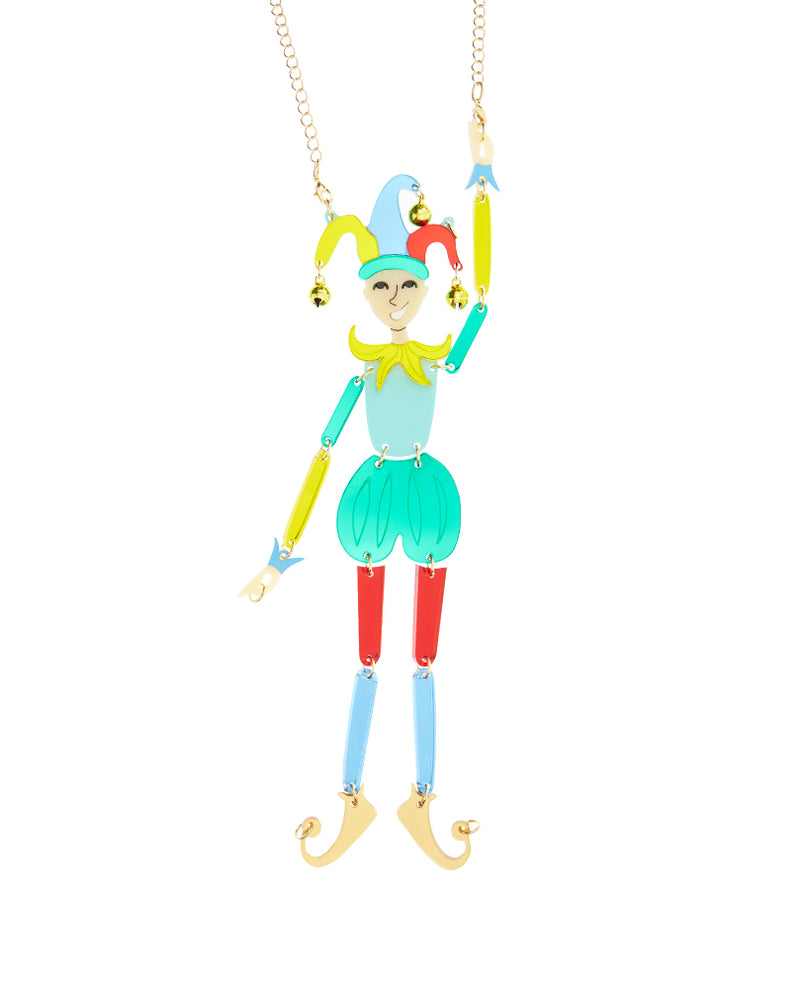 Funny Jester Necklace - interactive -