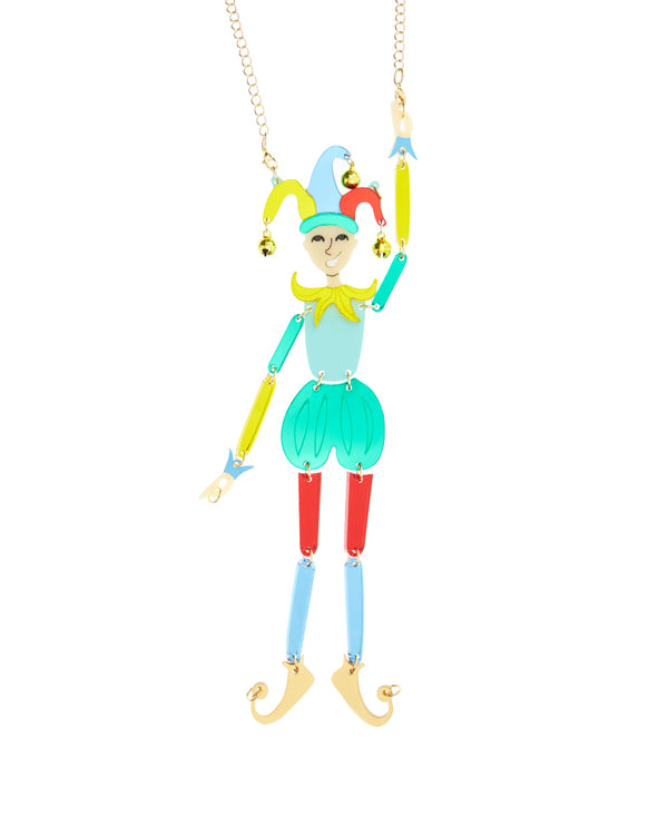 Funny Jester Necklace - interactive -