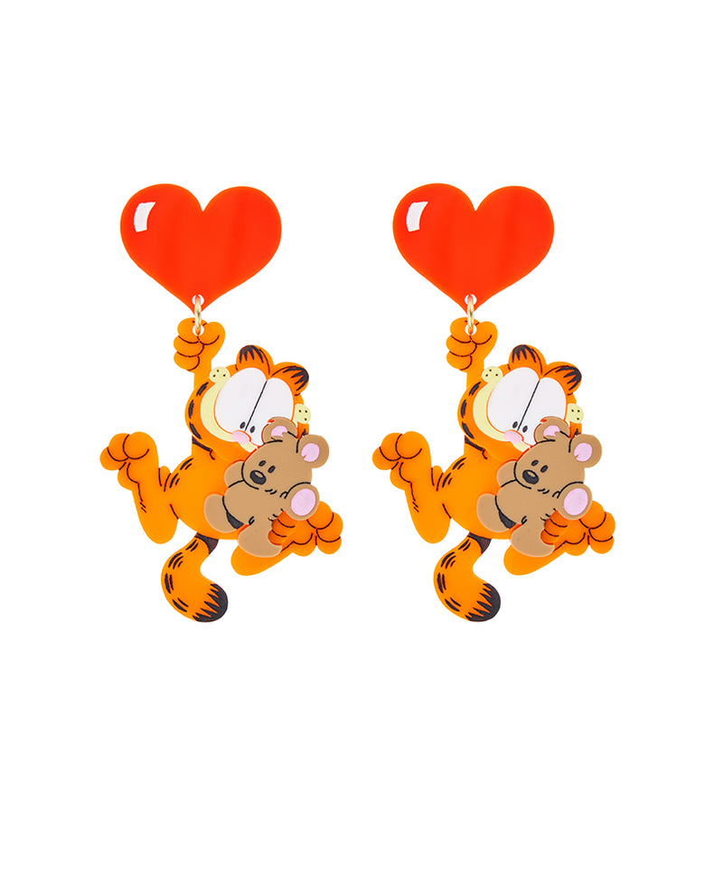 Garfield loves Pookie Earrings