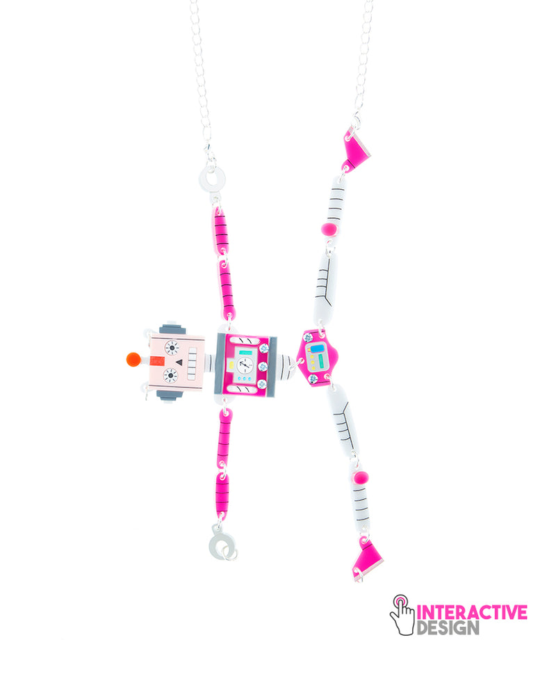 Gears the Robot Necklace -interactive-