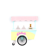 Gelati-cart-brooch-la-vidriola-plastic-jewellery-take-away-detail