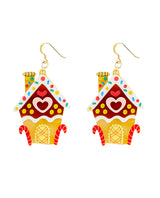 Gingerbread House Earrings