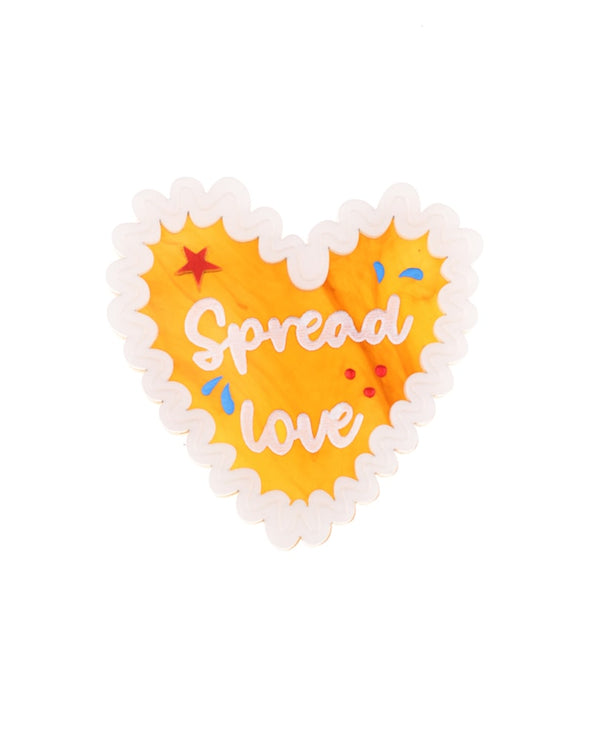 Gingerbread-heart-brooch-Christmas-2020-la-vidriola-detail