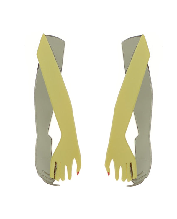 Give me a hand earrings