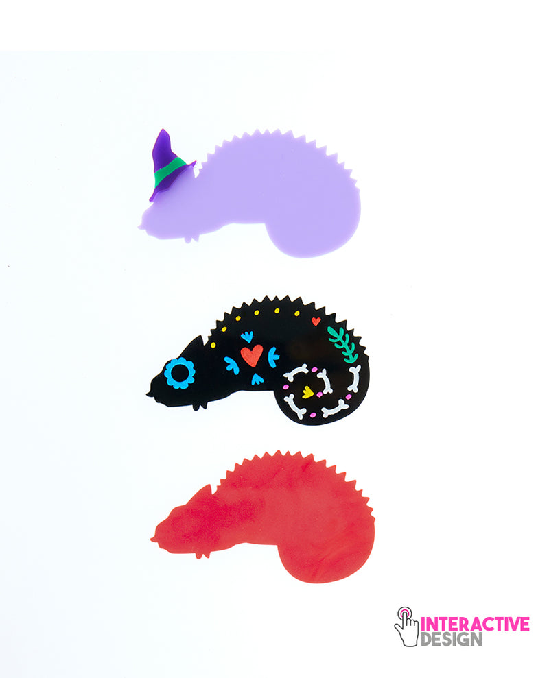 Halloween Party Inserts for Chameleon Brooch
