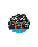 Hanabi Festival in Japan Brooch