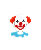 Happy-Clown-brooch-la-vidriola-plastic-jewellery-circus-where-the-magic-happens-detail