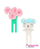Happy-cat-and-gerbera-bouquet-inserts-for-Flower-Vase-brooch-Spring-has-sprung-collection-la-vidriola-DETAIL--PACK