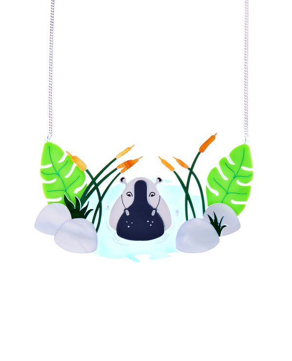 Hello, Hippo! Necklace