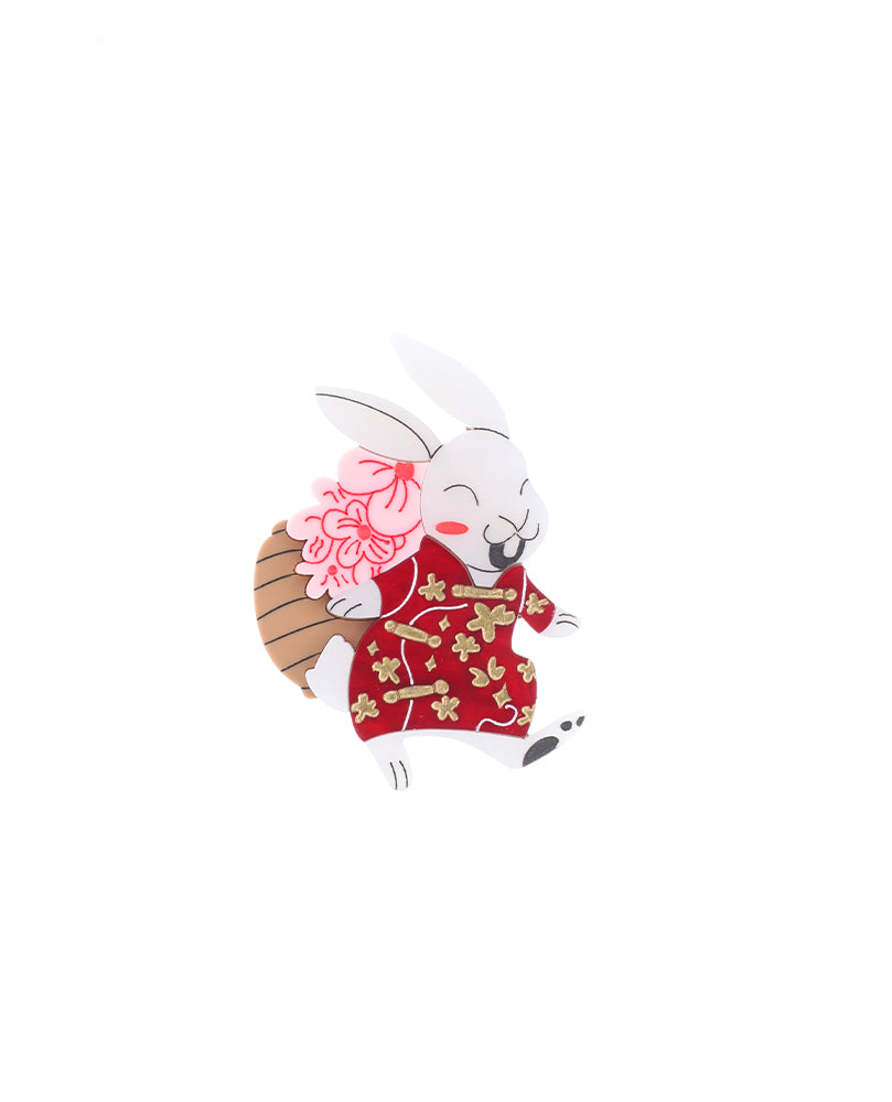 Hopping into the New Lunar Year Brooch