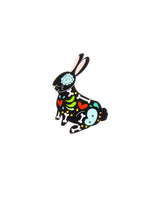 Hopping to Día de los Muertos Brooch