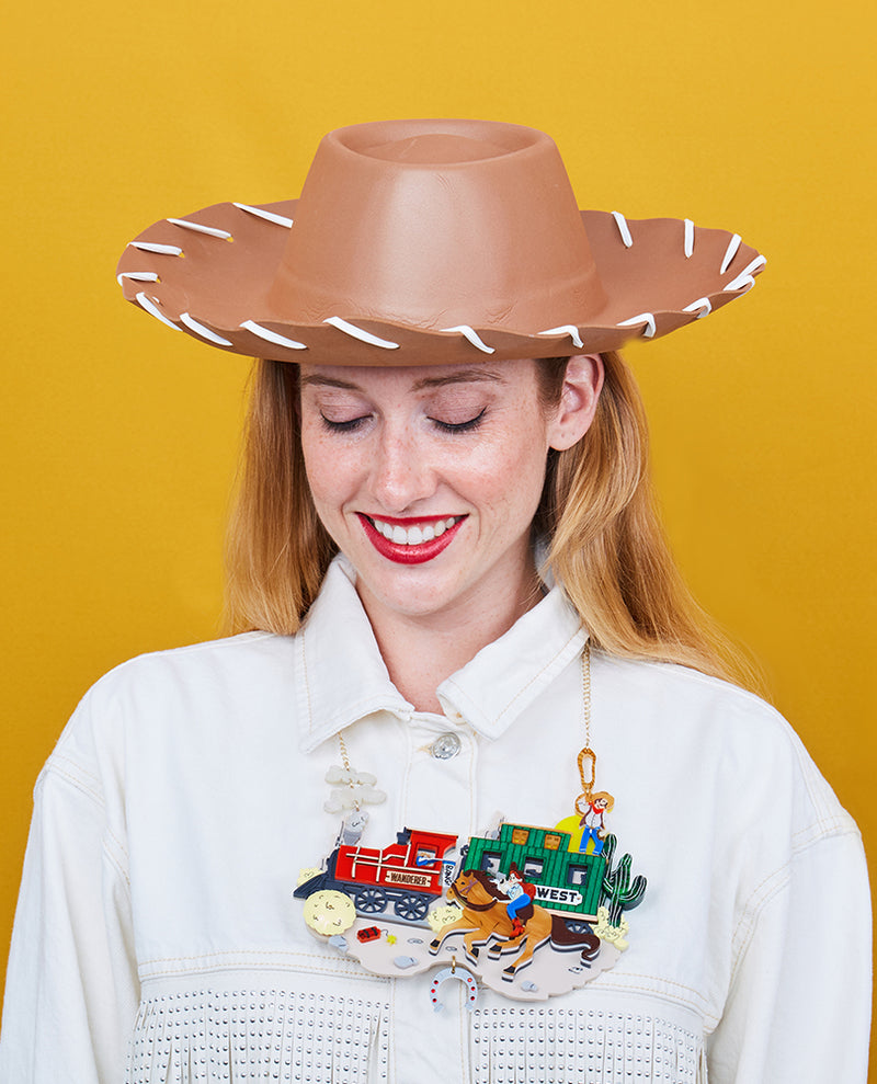 Howdy, Cowgirl to the Rescue! Statement Necklace