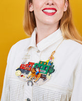 Howdy, Cowgirl to the Rescue! Statement Necklace