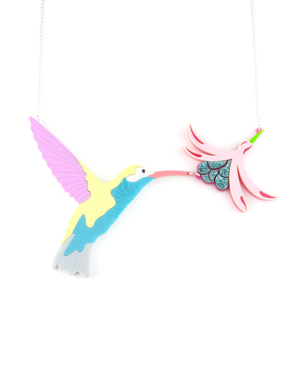 Hummingbird_necklace_la_vidriola_detail
